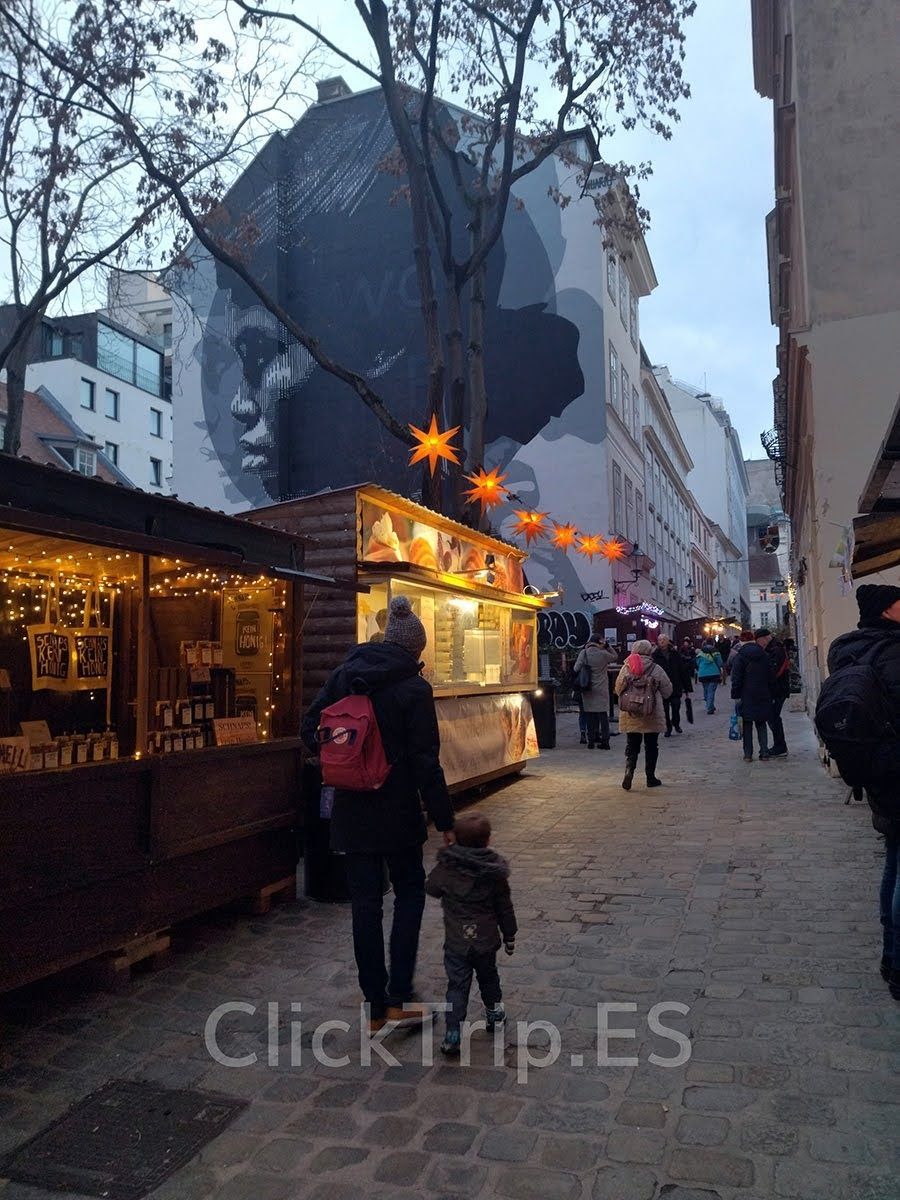 Viena en Navidad en los callejones de Spittelberg Viena en Navidad en los callejones de Spittelberg