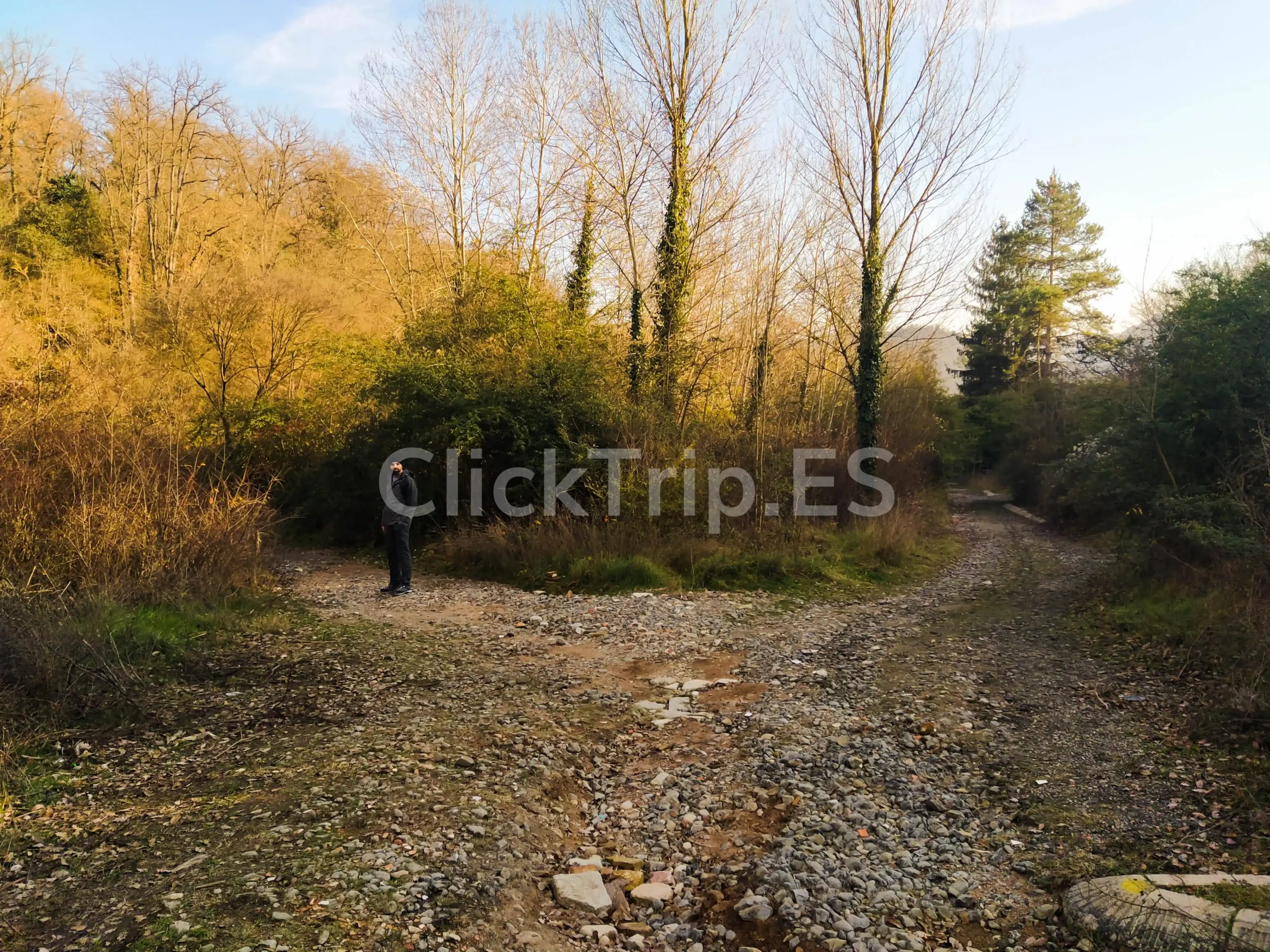 En el desvío tomaremos el camino de la izquierda Ruta Como llegar Sant Pere de Casserres Mirador del Ter Senderismo Maps ClickTrip (4)