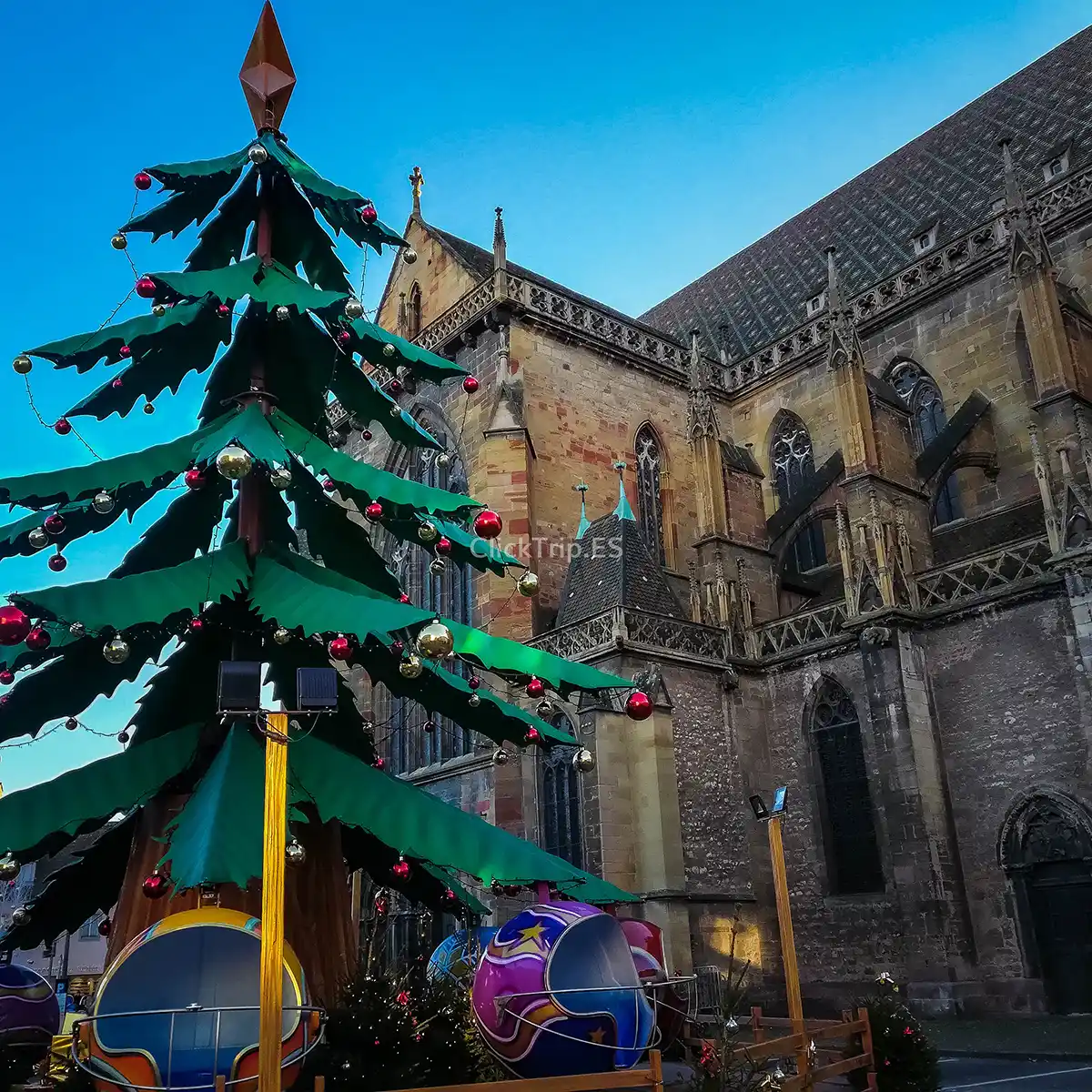 Qué ver y hacer en Colmar en Navidad en 1 día_Catedral de San Martín_ClickTrip