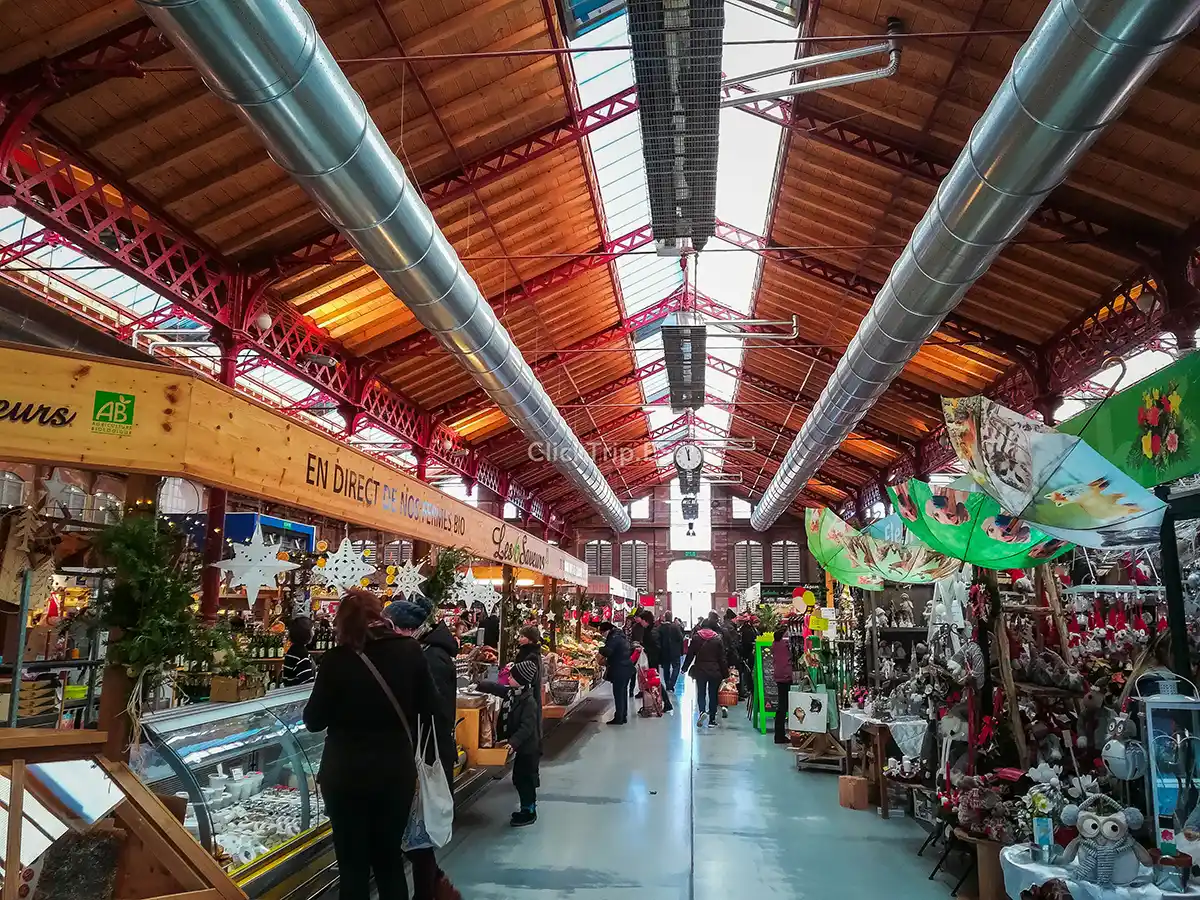 Qué ver y hacer en Colmar en Navidad en 1 día_Mercado cubierto de San Miguel_ClickTrip